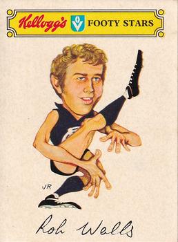 1974 Kellogg's VFL Footy Stars Stickers #NNO Robert Walls Front